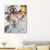 Glamorous Garden Party Dress Up Unframed Print Wall Art - Homeroots