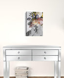 Glamorous Garden Party Dress Up Unframed Print Wall Art - Homeroots