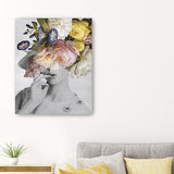 Glamorous Garden Party Dress Up Unframed Print Wall Art - Homeroots