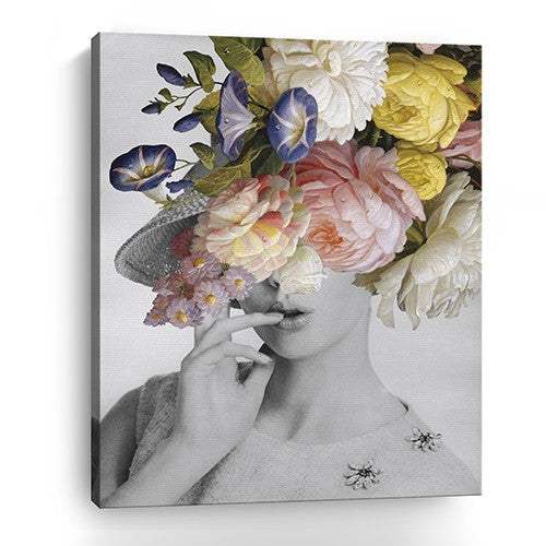 Glamorous Garden Party Dress Up Unframed Print Wall Art - Homeroots - Flyclothing LLC