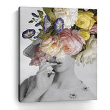 Glamorous Garden Party Dress Up Unframed Print Wall Art - Homeroots