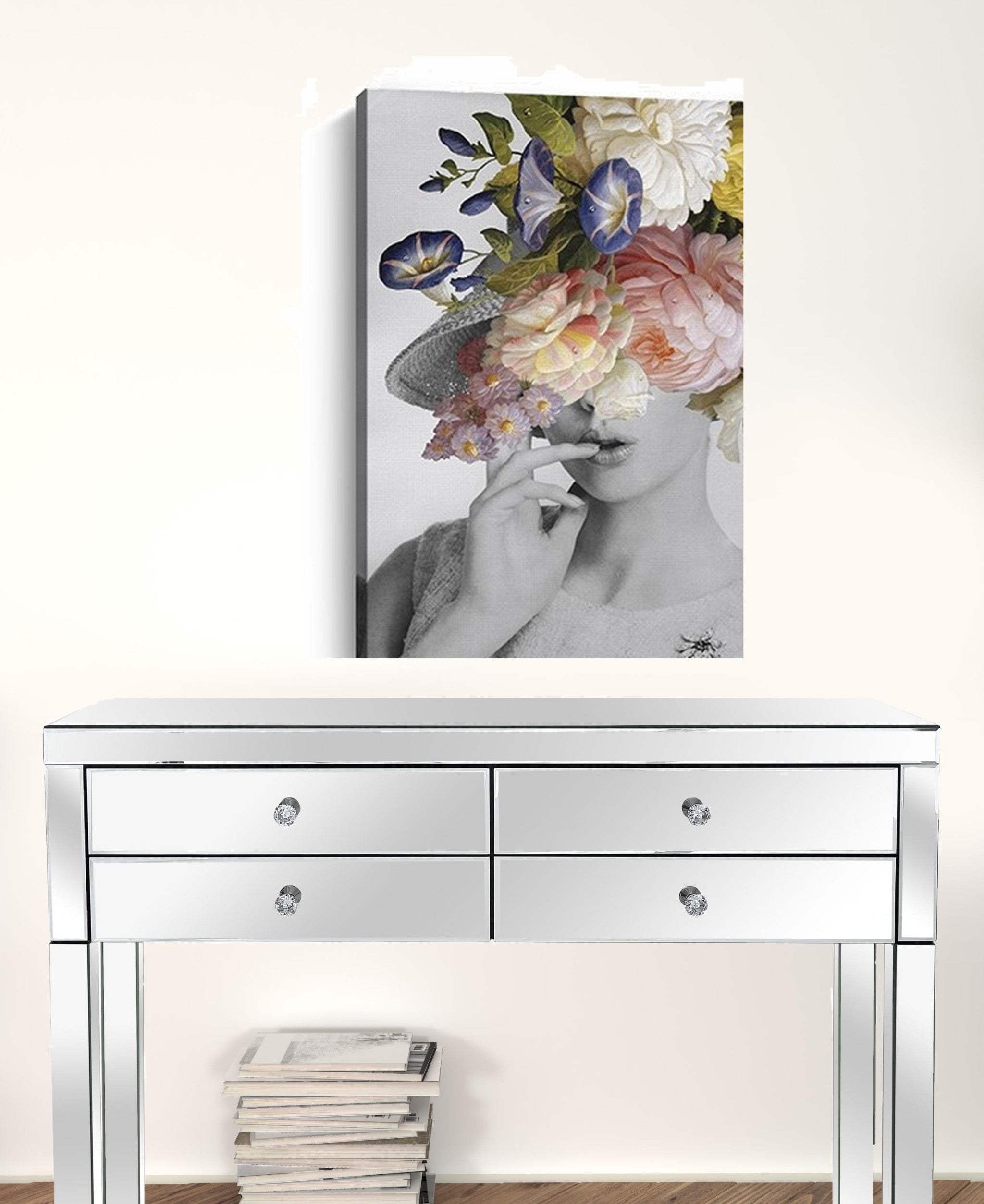 Glamorous Garden Party Dress Up Unframed Print Wall Art - Homeroots - Flyclothing LLC