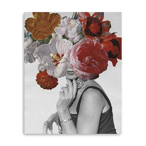 Modern And Glamorous Garden Party Unframed Print Wall Art - Homeroots - Flyclothing LLC