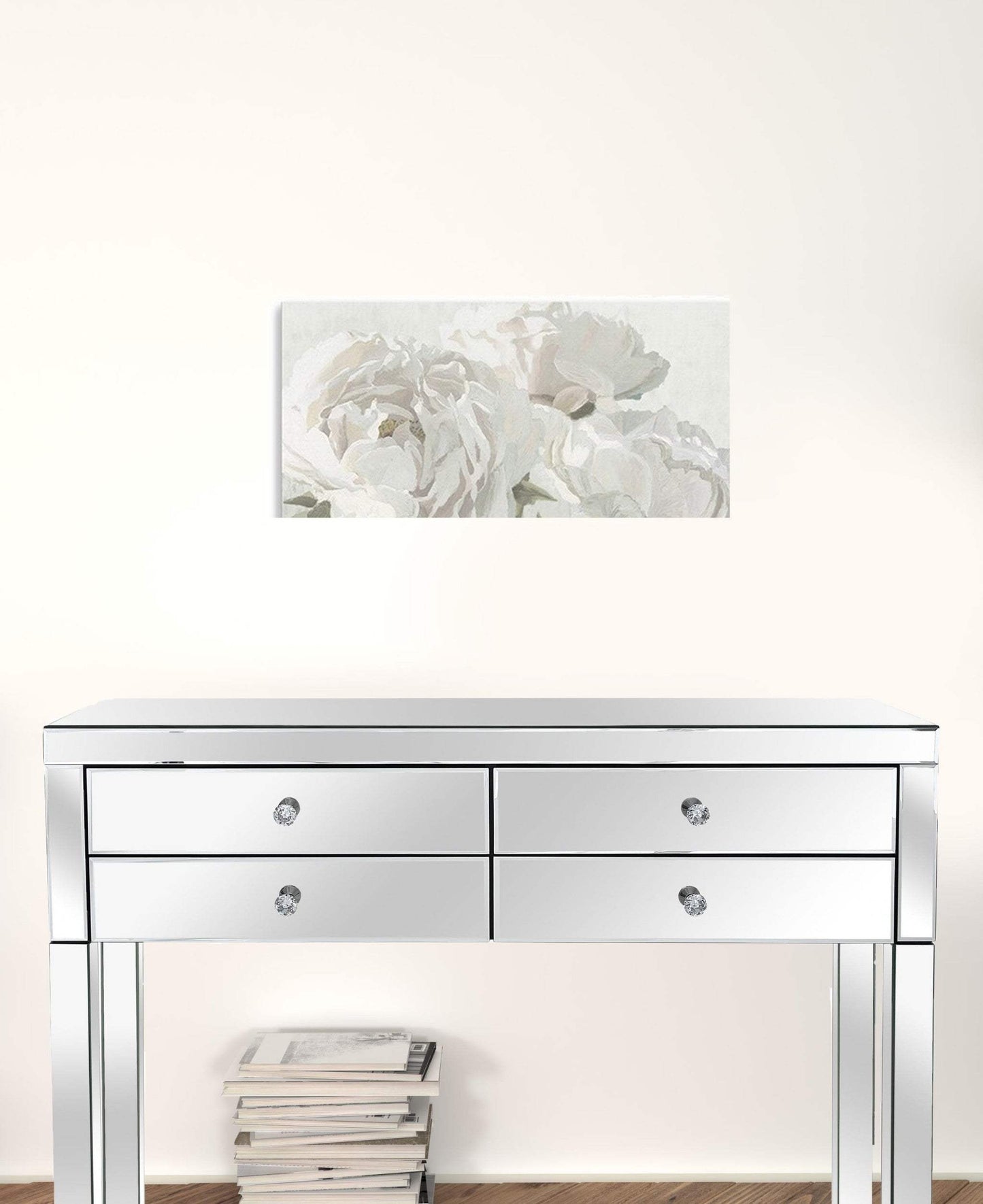 Neutral Flowers In Bloom Unframed Print Wall Art - Homeroots - Flyclothing LLC