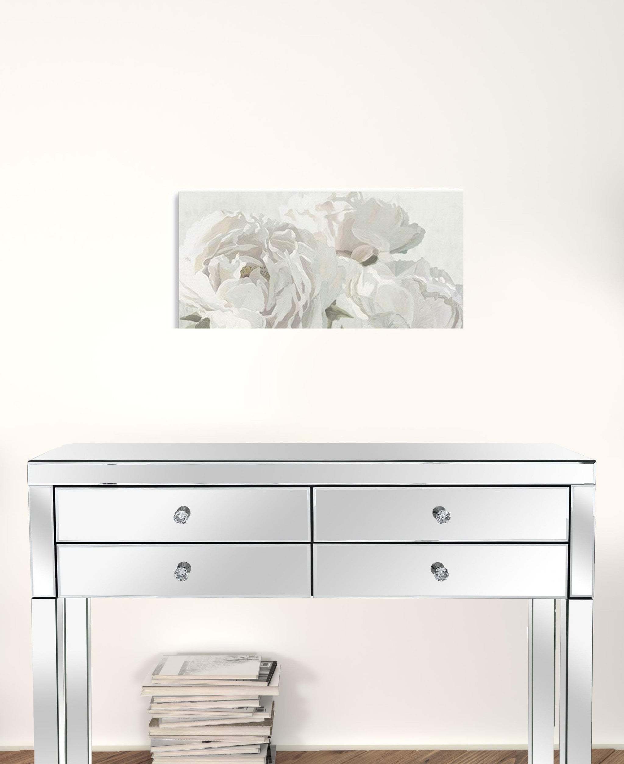 Neutral Flowers In Bloom Unframed Print Wall Art - Homeroots - Flyclothing LLC