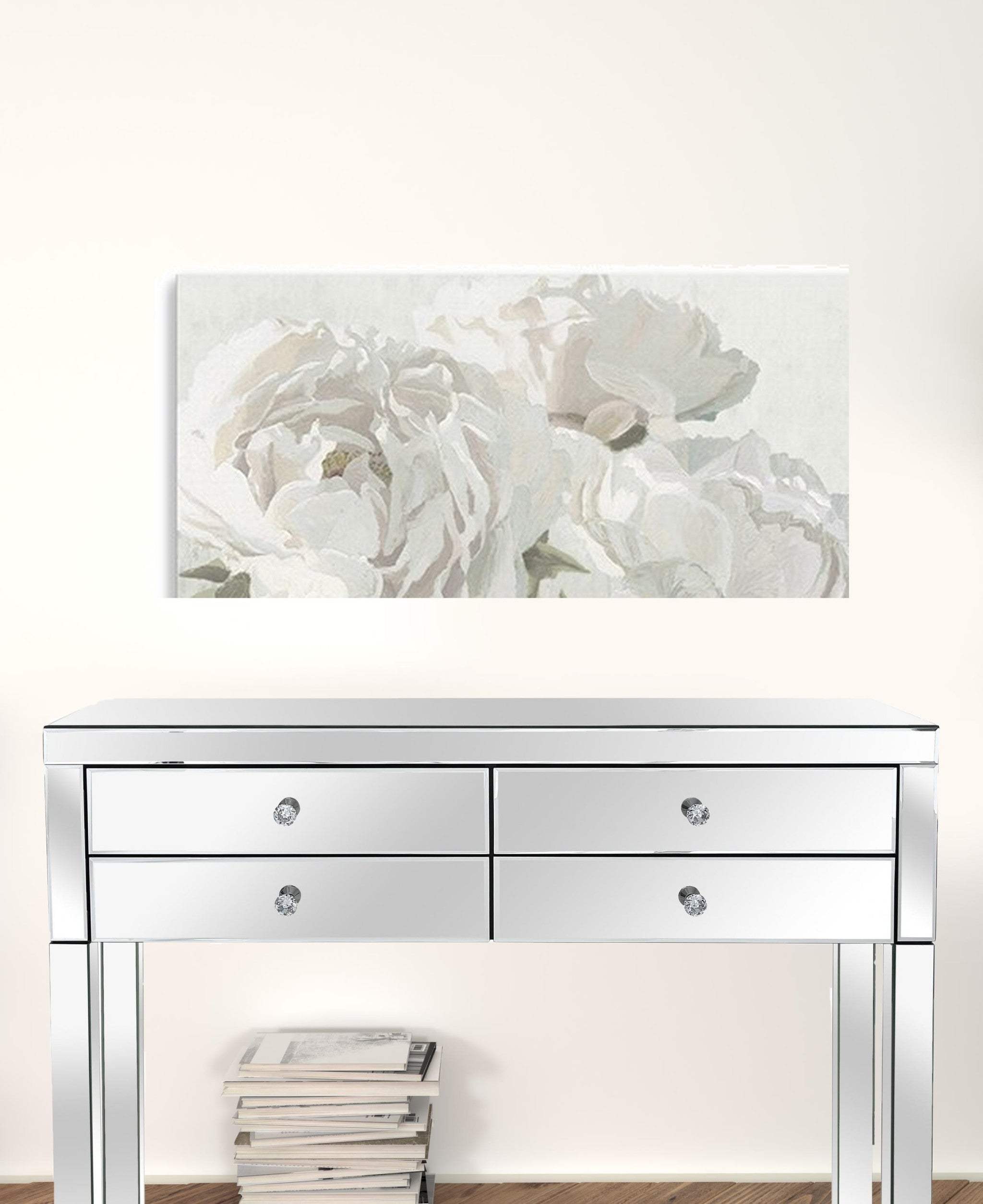 Neutral Flowers In Bloom Unframed Print Wall Art - Homeroots - Flyclothing LLC