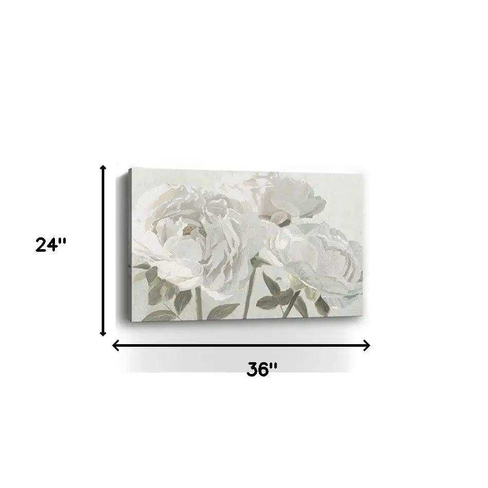 Neutral Flowers In Bloom Unframed Print Wall Art - Homeroots - Flyclothing LLC