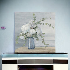Sweet And Serene Flower Bouquet Unframed Print Wall Art - Homeroots