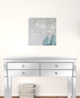 White Spring Flowers Unframed Print Wall Art - Homeroots - Flyclothing LLC