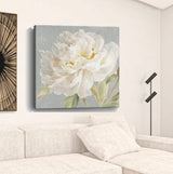 Angelic White Peony Flower Unframed Print Wall Art - Homeroots - Flyclothing LLC