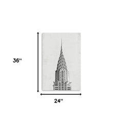 36" x 24" Vintage NYC Canvas Wall Art