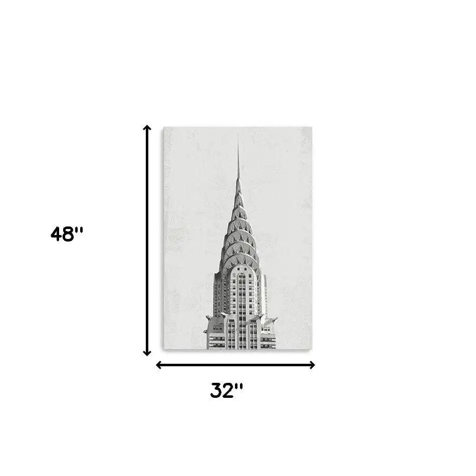 48" x 32" Vintage NYC Canvas Wall Art - Homeroots - Flyclothing LLC