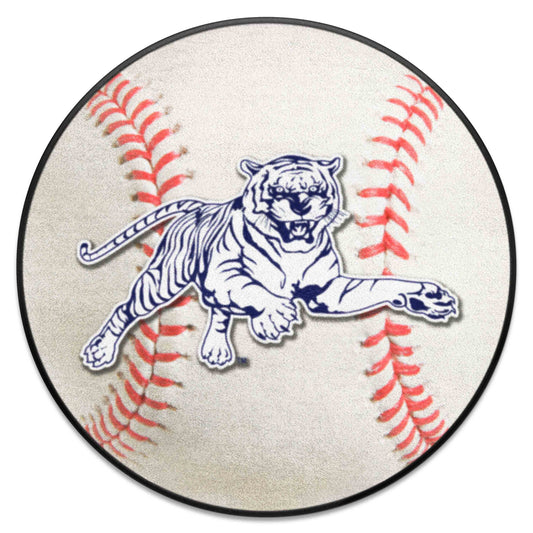 Jackson State Tigers Baseball Rug - 27in. Diameter - Jackson State