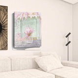 Pretty Pastel Pink Paris Unframed Print Wall Art - Homeroots - Flyclothing LLC