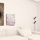 Pretty Pastel Pink Paris Street Unframed Print Wall Art - Homeroots - Flyclothing LLC