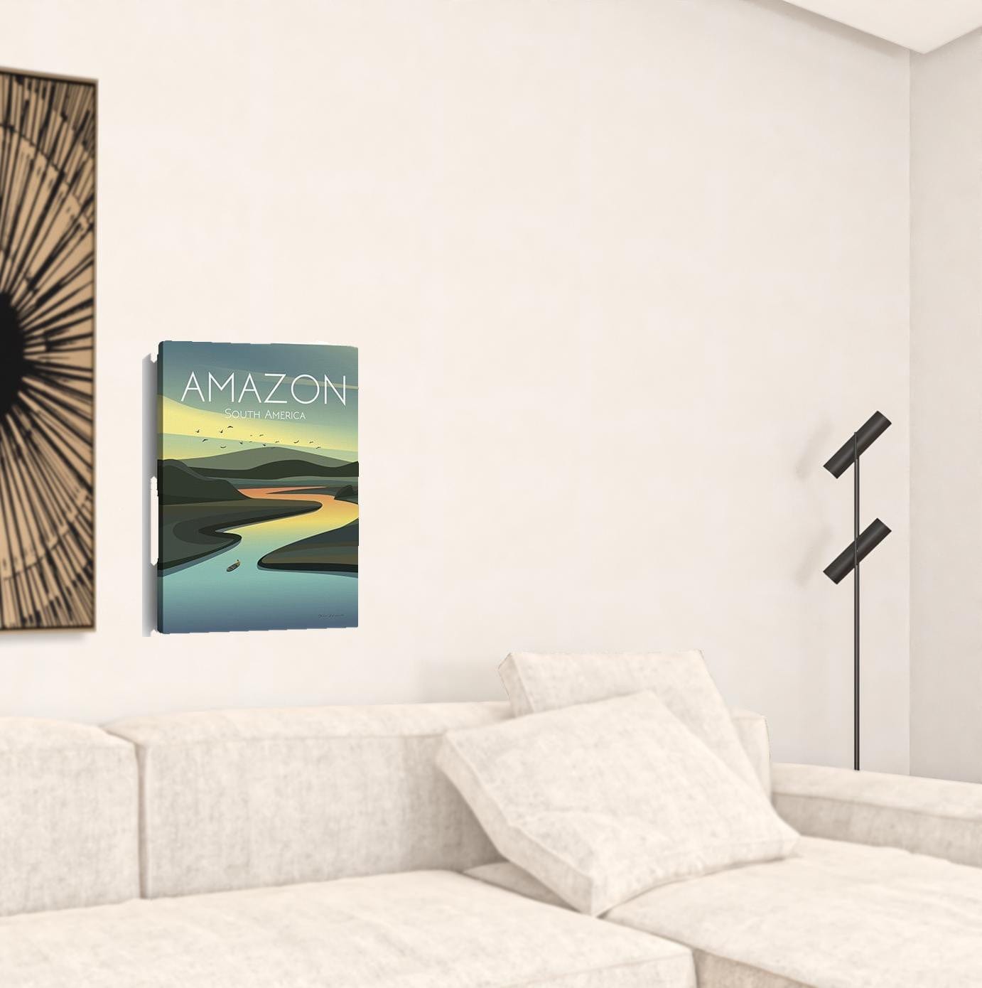 24" x 16" Vibrant South American Amazon Canvas Wall Art - Homeroots - Flyclothing LLC