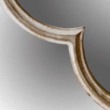 10" Natural Brown With Whitewash Square Wall Mounted Accent Mirror - Homeroots - Flyclothing LLC