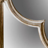 10" Natural Brown With Whitewash Square Wall Mounted Accent Mirror - Homeroots - Flyclothing LLC