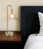 26" Brass Metal Table Lamp - Homeroots