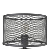 20" Brown Solid Wood Tripod Table Lamp With Black Drum Shade - Homeroots - Flyclothing LLC