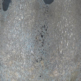 30" Teal Blue Concrete Table Lamp With Cream Empire Shade - Homeroots