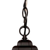 Antique Black Textured Glass Lantern Hanging Light - Homeroots - Flyclothing LLC