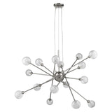 Modern Multi Light Geometric Hanging Chandelier Light - Homeroots