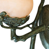 Vintage Black and Gold Bird Detail Lantern Wall Light - Homeroots - Flyclothing LLC