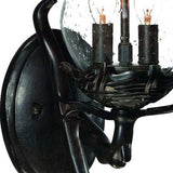 Matte Black Bird Detail Lantern Wall Light - Homeroots - Flyclothing LLC