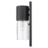 Contemporary Matte Black and Glass Wall Light - Homeroots - Flyclothing LLC