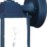 Matte Black Hanging Waterfall Glass Lantern Wall Light - Homeroots - Flyclothing LLC