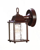 Dark Brown Hanging Waterfall Glass Lantern Wall Light - Homeroots