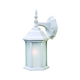 XL White Frosted Glass Swing Arm Wall Light - Homeroots