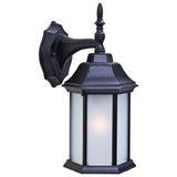 Matte Black Frosted Glass Swing Arm Wall Light - Homeroots