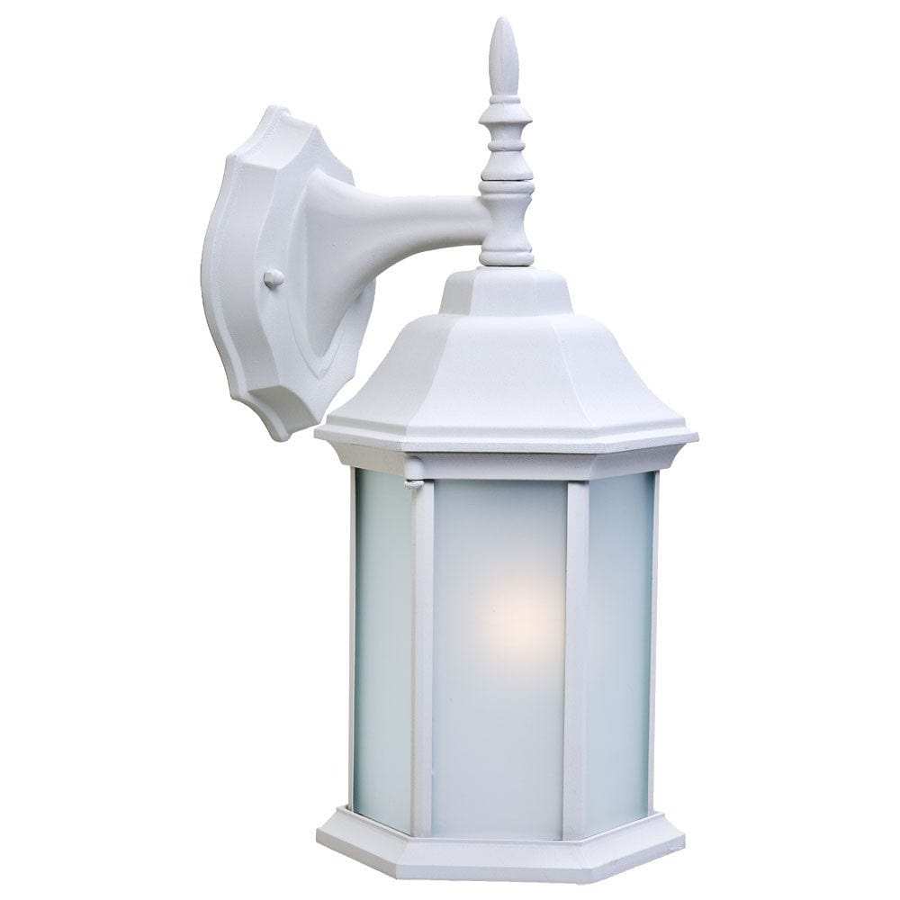 White Frosted Glass Swing Arm Wall Light - Homeroots - Flyclothing LLC