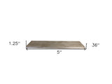 5" Solid Wood Wall Mounted Shelving Unit - Homeroots - Flyclothing LLC