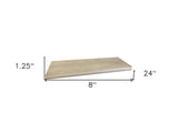 8" Solid Wood Wall Mounted Shelving Unit - Homeroots - Flyclothing LLC
