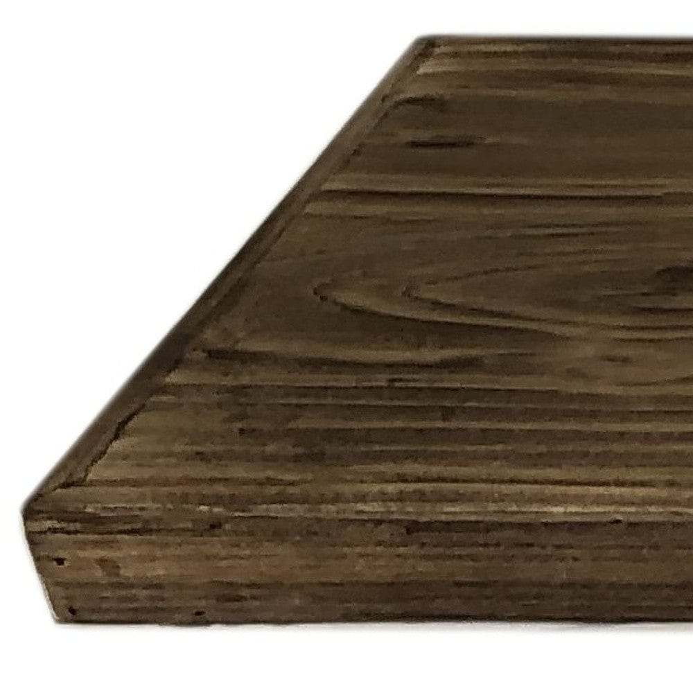 24" Solid Wood Wall-Mounted Shelving Unit - Homeroots - Flyclothing LLC