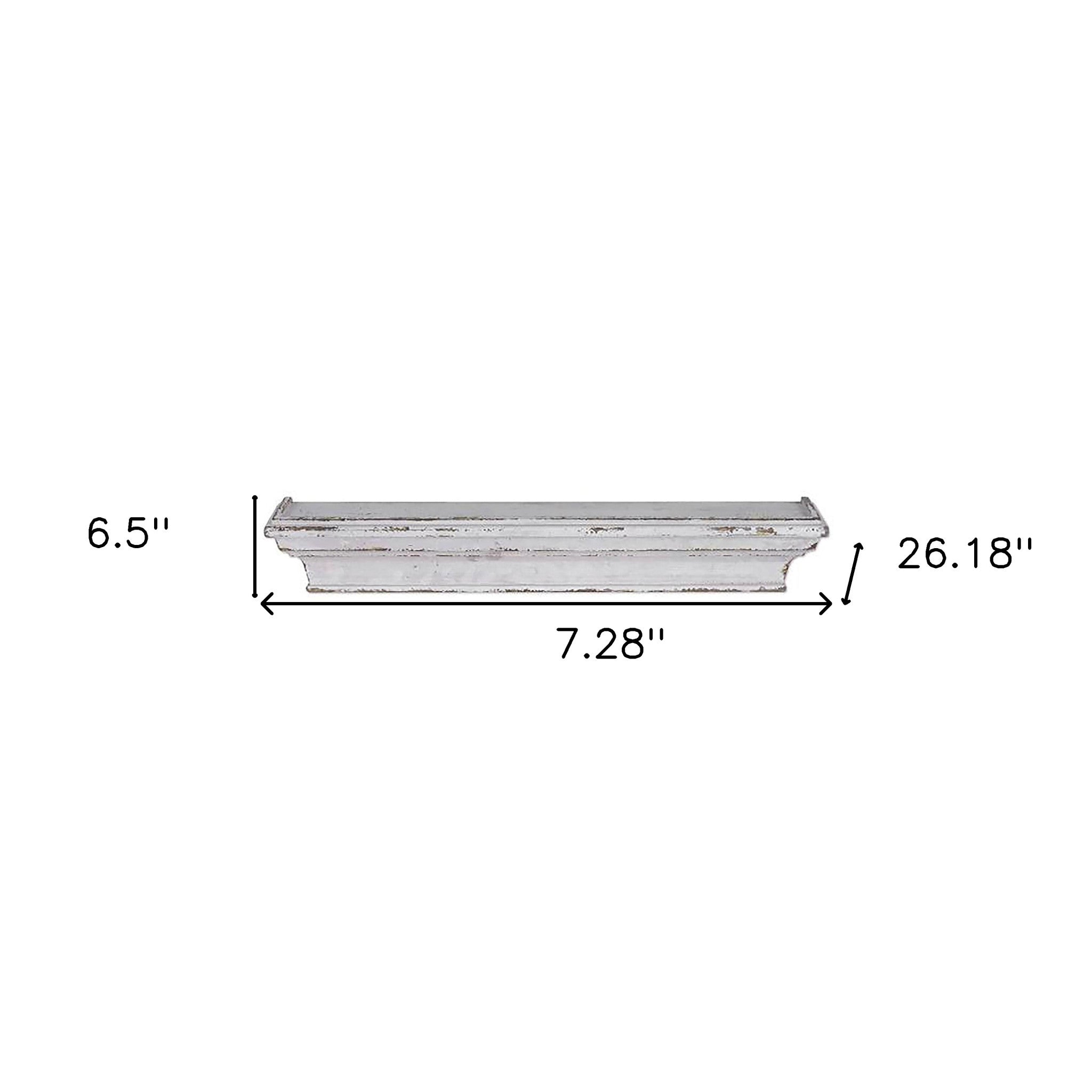 7" Wall Mounted Shelving Unit - Homeroots - Flyclothing LLC