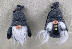 Set of 2 Boy and Girl Hanging Gnomes - Homeroots