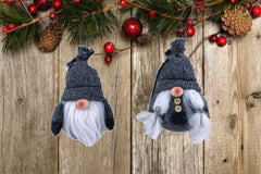 Set of 2 Boy and Girl Hanging Gnomes - Homeroots