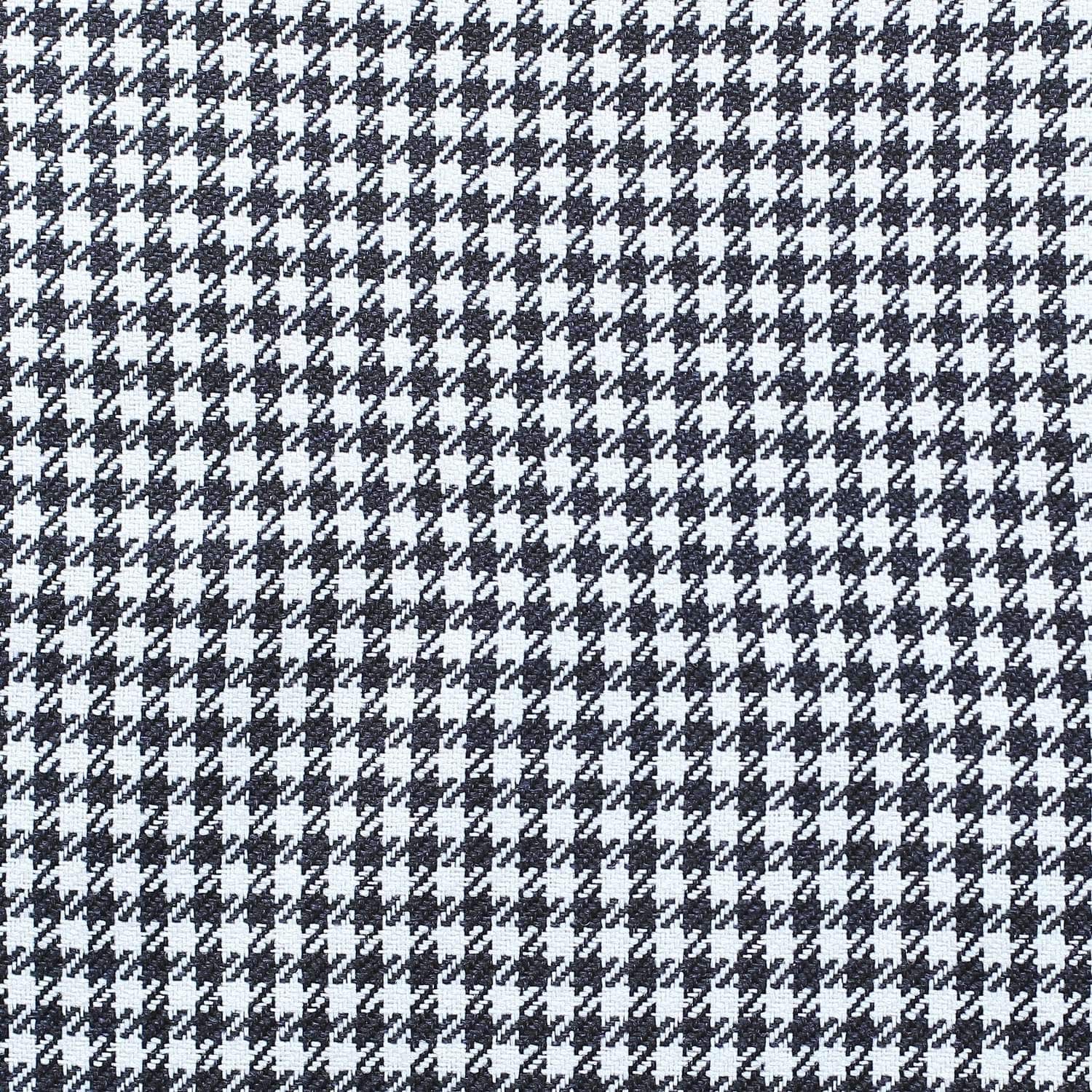 Houndstooth Red Faux Leather Throw Pillow - Homeroots