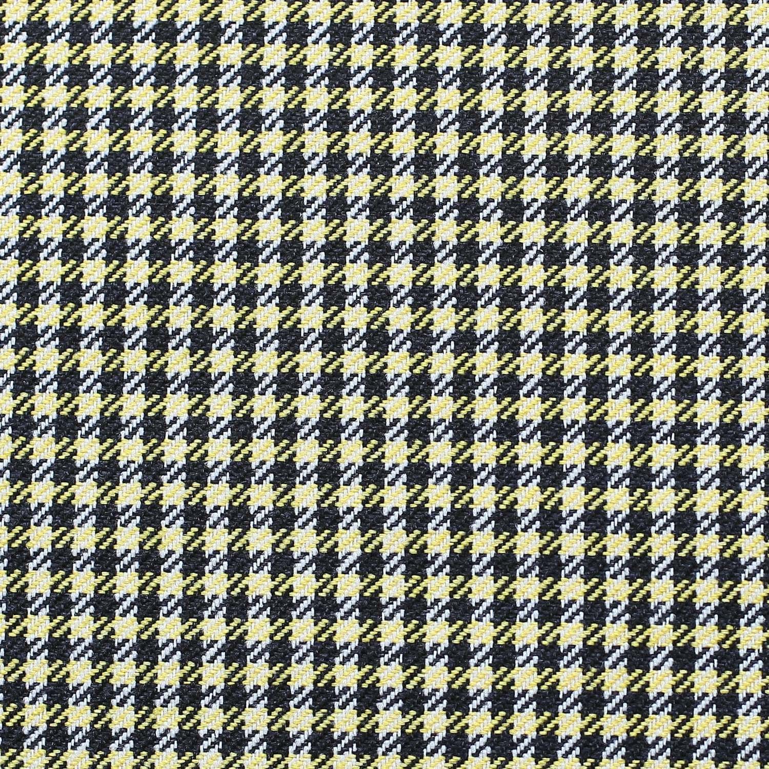 Pale Yellow Houndstooth Pattern Throw Pillow - Homeroots