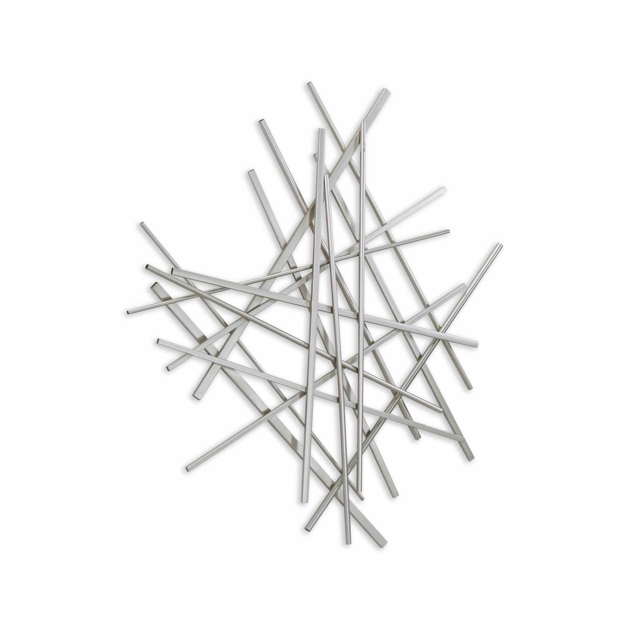 Silver Steel Wall Decor - Homeroots