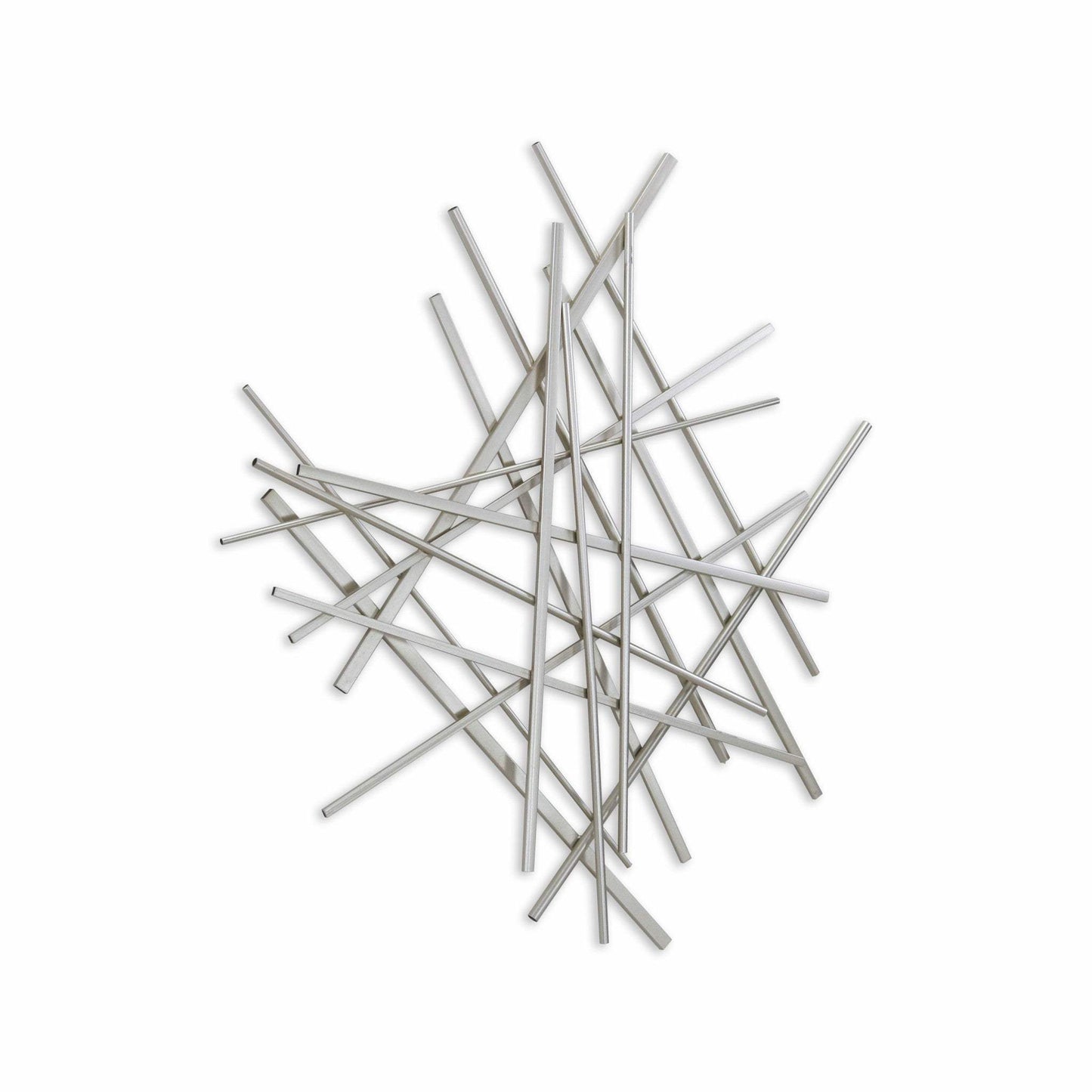 Silver Steel Wall Decor - Homeroots - Flyclothing LLC