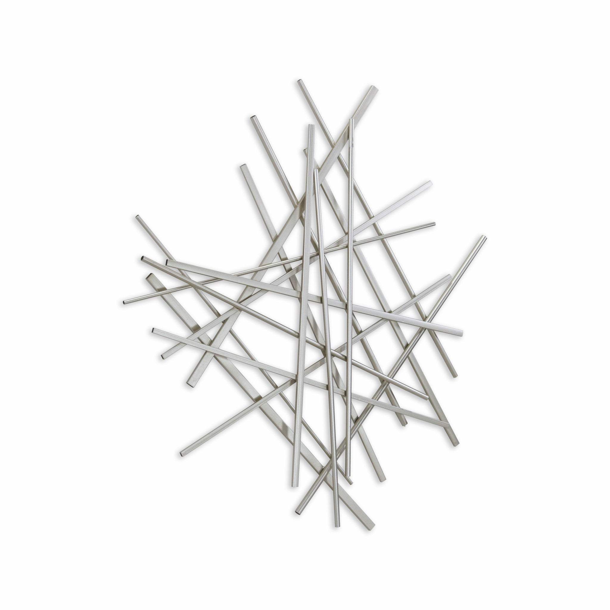 Silver Steel Wall Decor - Homeroots - Flyclothing LLC
