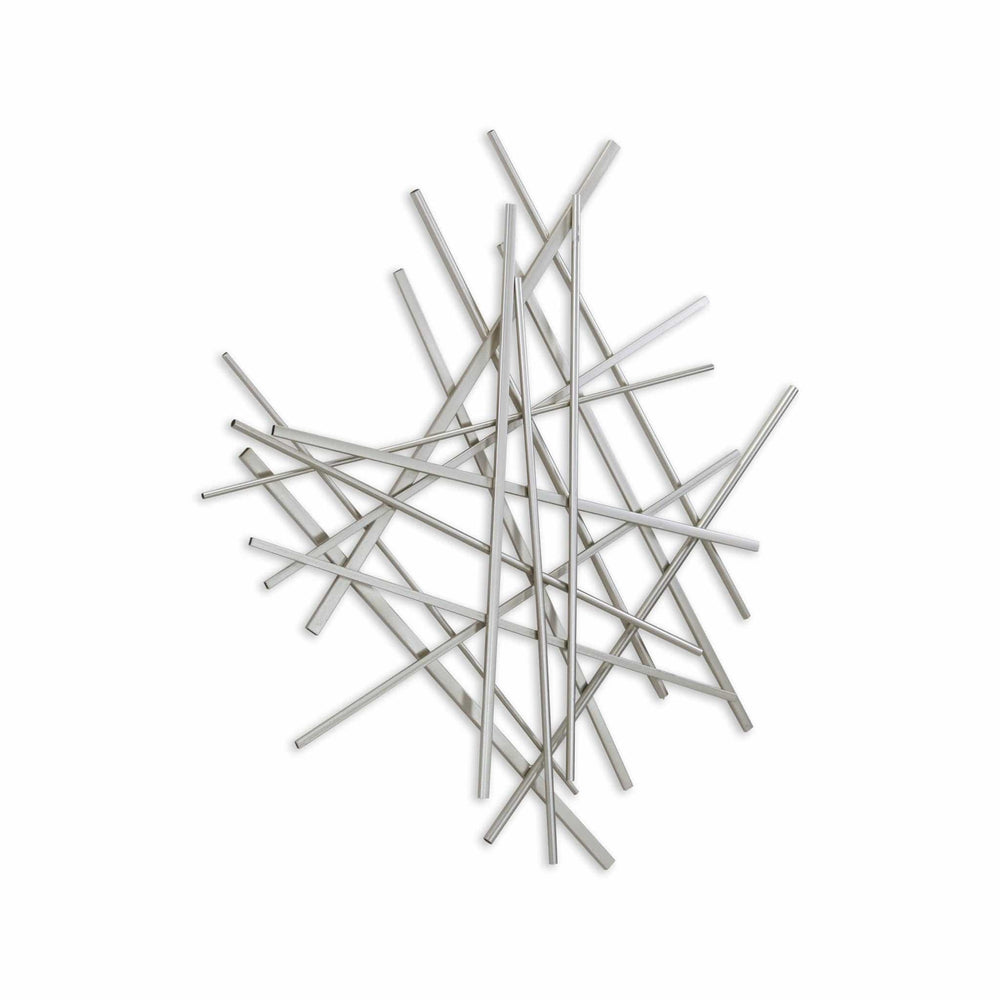 Silver Steel Wall Decor - Homeroots