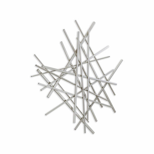 Silver Steel Wall Decor - Homeroots