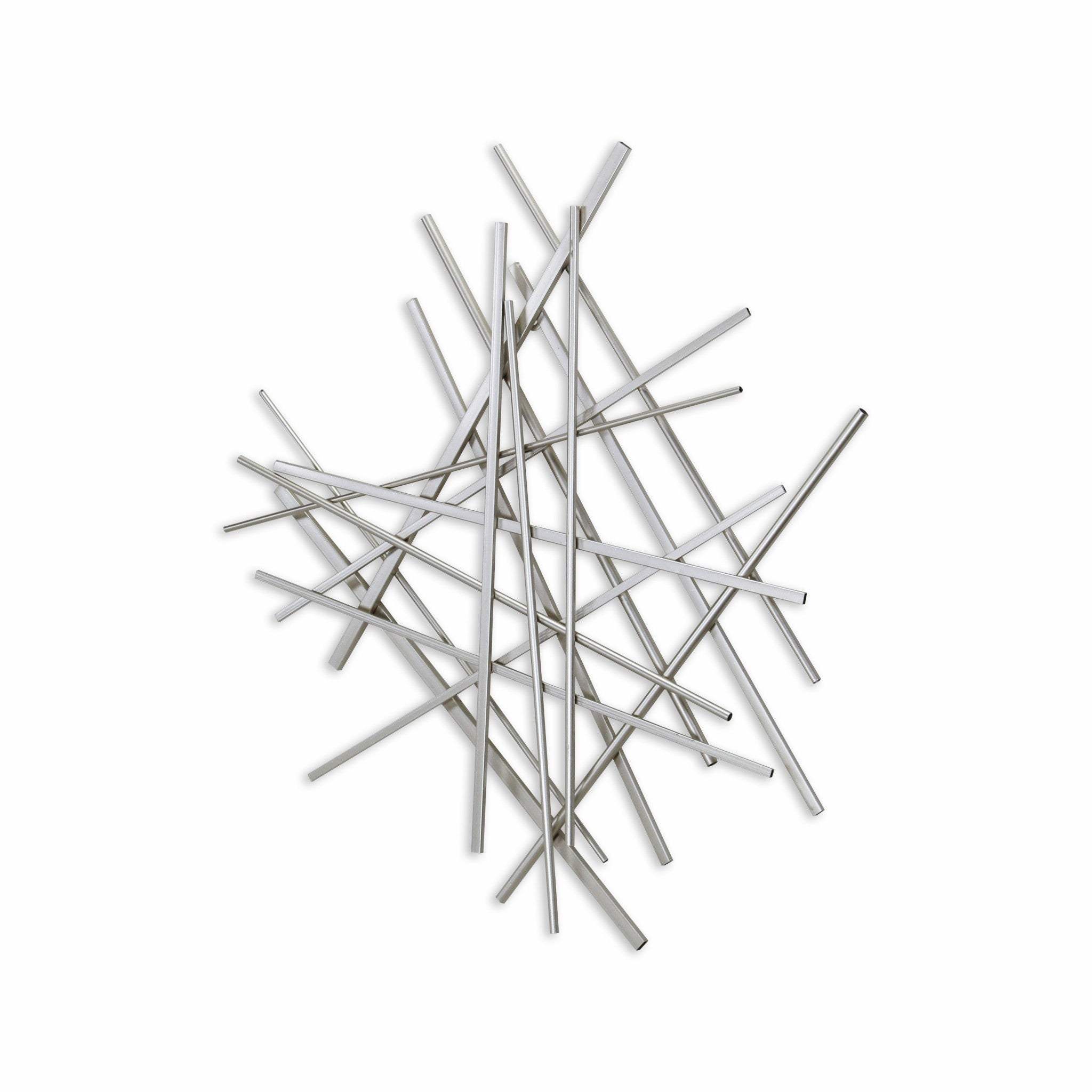 Silver Steel Wall Decor - Homeroots - Flyclothing LLC