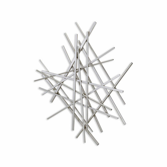 Silver Steel Wall Decor - Homeroots